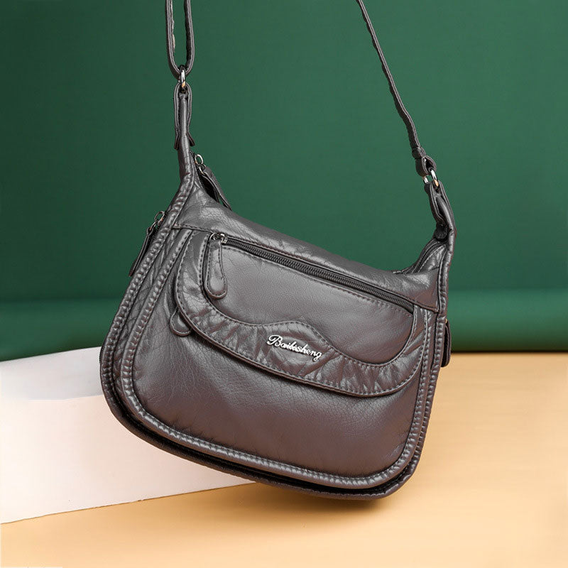Lässige, multifunktionale Umhängetasche mit mehreren Taschen