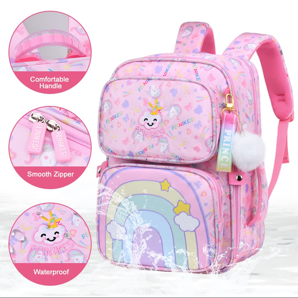 Niedlicher Schulrucksack für die Mittelstufe, die Grundschule, die Vorschule, die Büchertasche für Teenager, Kinder, Studenten