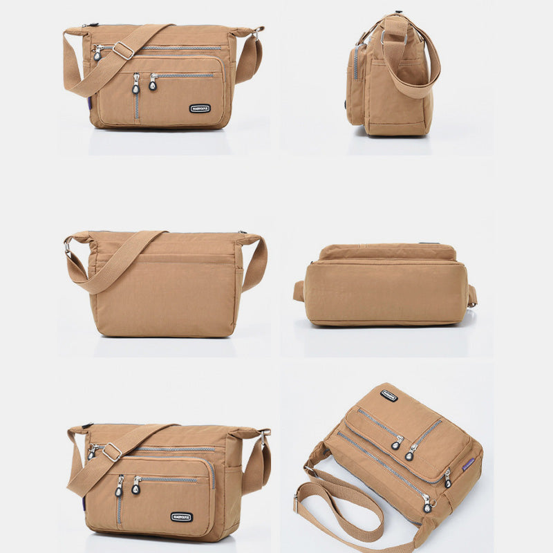 Wasserdichte, leichte, lässige Schultertasche aus Nylon für Damen