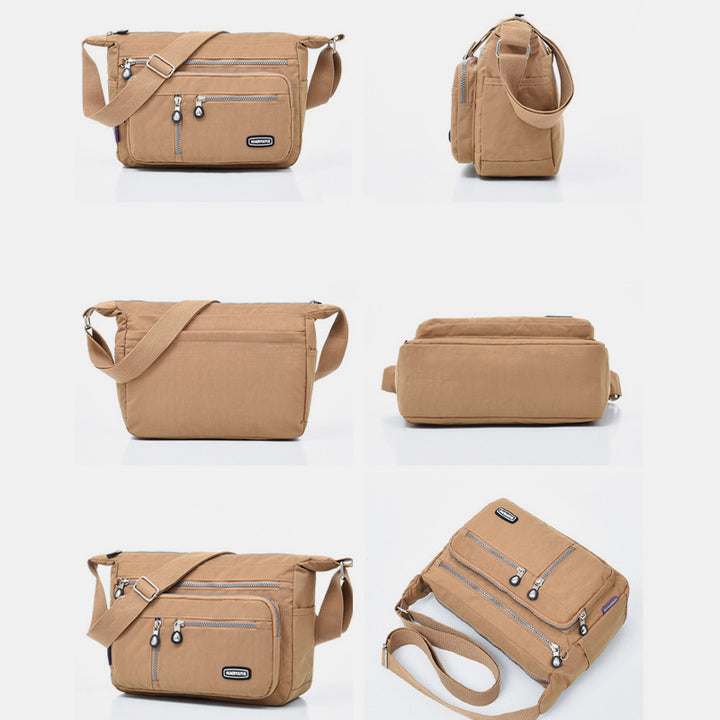 Wasserdichte, leichte, lässige Schultertasche aus Nylon für Damen