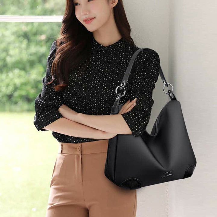 Handtaschen für Damen, wasserdicht, Hobo-Tote, Bucket-Geldbörsen mit Crossbody-Gurt