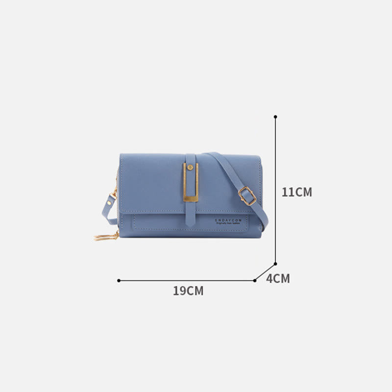 Handytasche für Damen, einfarbig, große Kapazität, Gewicht