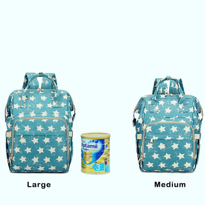 Wickeltasche Rucksack Multifunktions Wasserdicht Stilvoller Babyrucksack Mamatasche