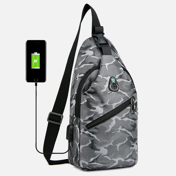 Wasserdichte, großvolumige Sling Bag Umhängetasche