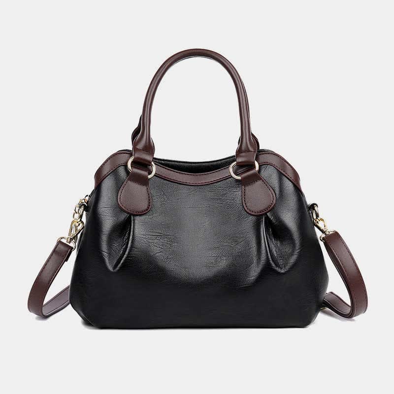 Tragetasche mit drei Fächern für Damen, große Hobo-Handtasche, Umhängetasche