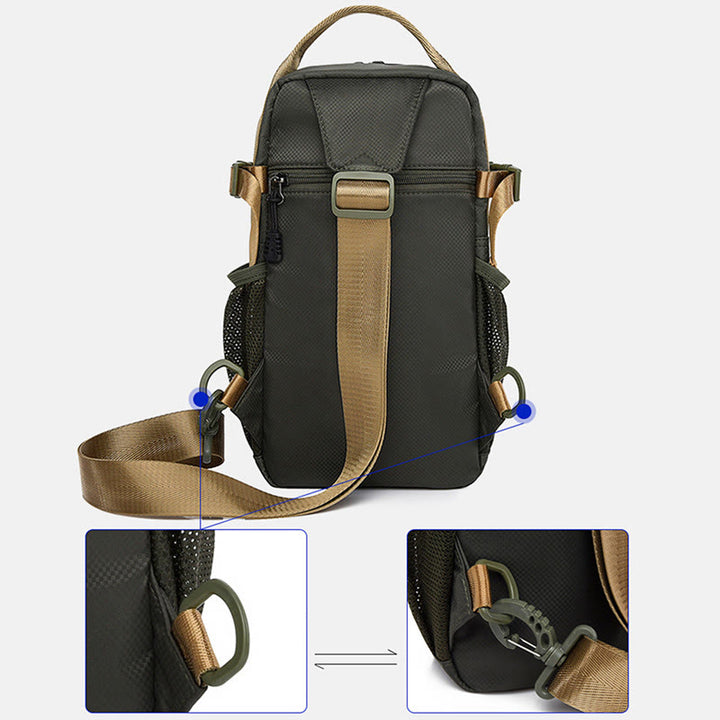Leichte Reisegeldbörse für Männer, praktische wasserdichte Outdoor-Brusttasche