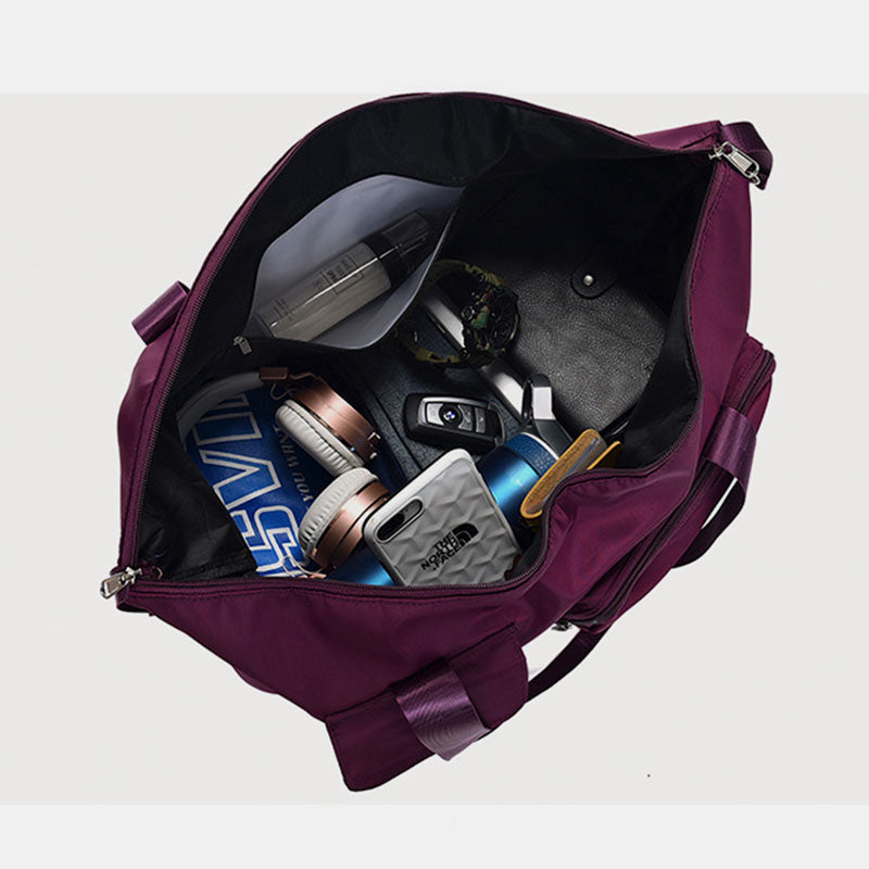 Wasserdichte, leichte, erweiterbare Fitness-Reisehandtasche mit großem Fassungsvermögen