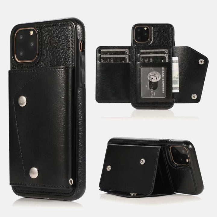 Multifunktionale Wallet Case Handyhülle für iPhone