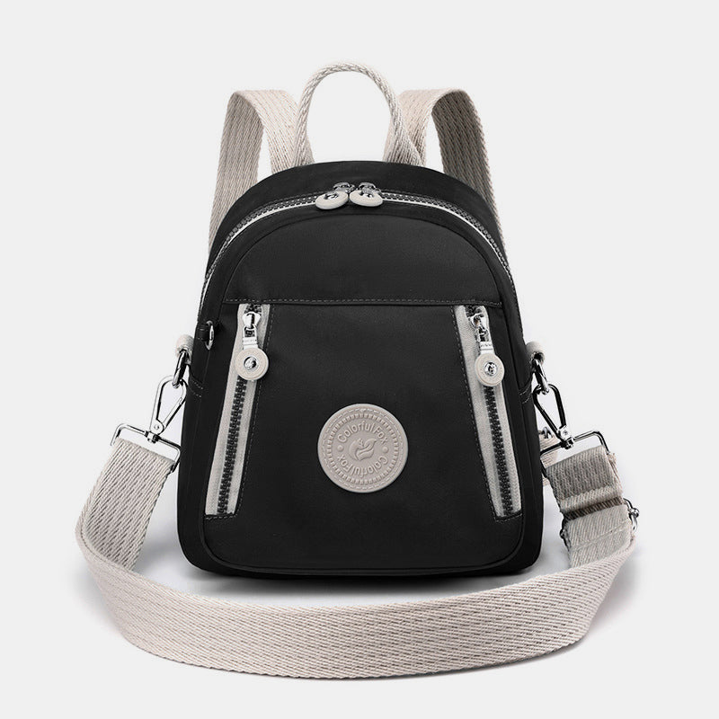 Funktioneller kleiner Rucksack, leichte Umhängetasche aus Nylon, Mini-Tagesrucksack