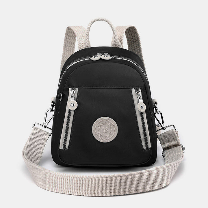 Funktioneller kleiner Rucksack, leichte Umhängetasche aus Nylon, Mini-Tagesrucksack