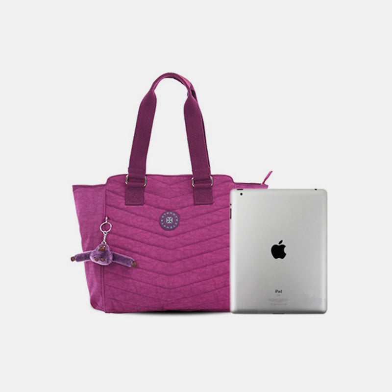 Nylon-Tragetasche für Damen, wasserdicht, groß, gesteppt, Schultertasche, Handtasche