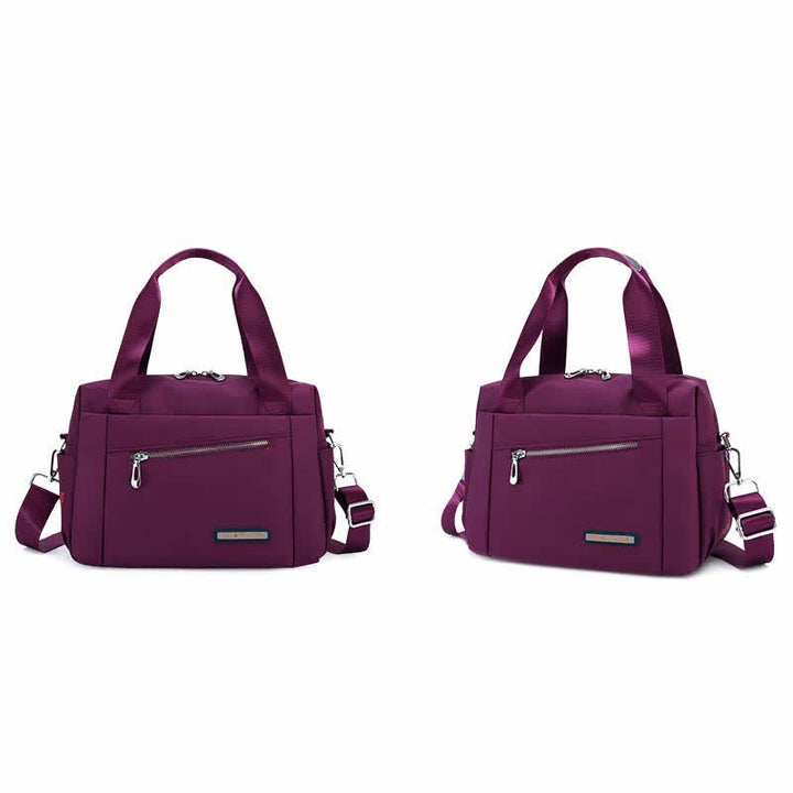 Leichte Umhängetasche für Damen, große Handtasche, Schultertasche mit Tragegriff oben