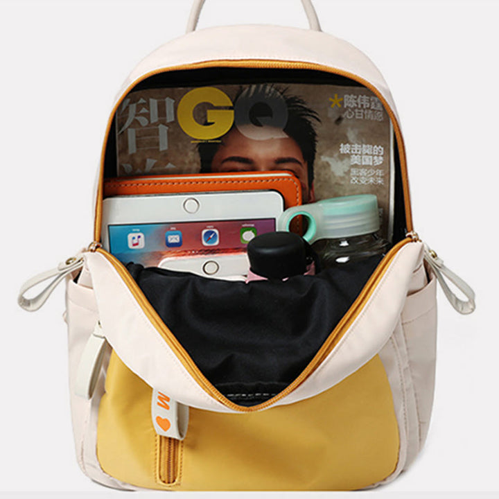 Rucksack für Damen, kraftvoll, große Kapazität, Freizeit, Oxford-Schultasche
