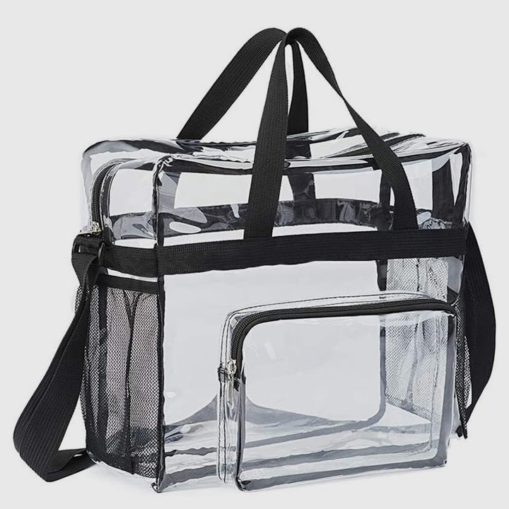 Große, wasserdichte, lässige, transparente Handtasche 