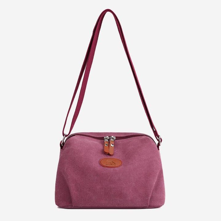 Umhängetasche aus Canvas für Damen, leicht, kleine Schultertasche