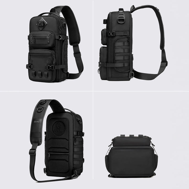 Schultertasche für Herren, Outdoor-Sport, Crossbody, taktische Brusttasche