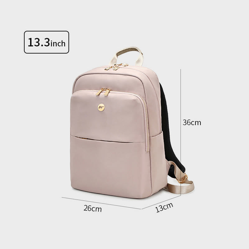 Rucksack für Männer Minimalistischer Tagesrucksack aus Nylon mit mehreren Taschen und Laptopfach