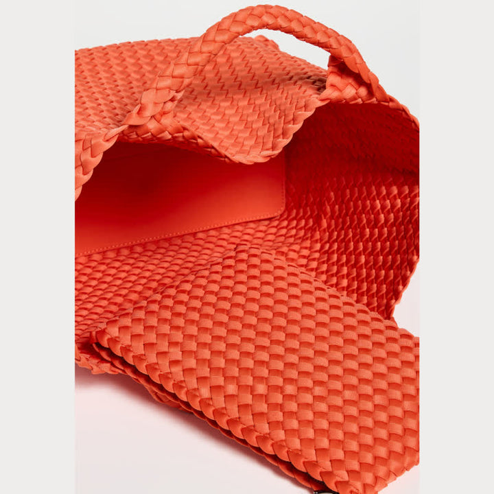 Handtasche für Damen, groß, für den Sommer oder den Strand, Kunstleder, Tragetasche