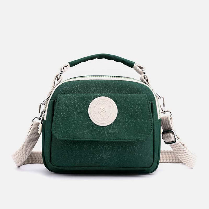 Tasche mit Griff oben für Damen, einfache, tragbare Umhängetasche mit Spritzschutz