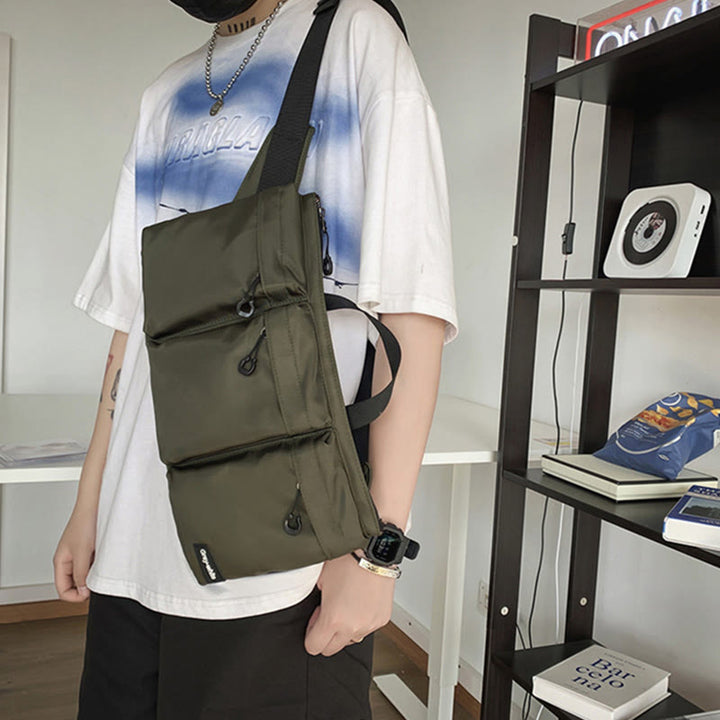 Gürteltasche für Herren, Sport, große Kapazität, Freizeit-Umhängetasche