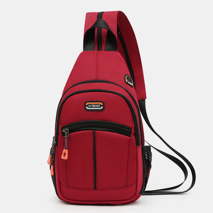 Mini-Schulterrucksack mit Farbblock-Design, Umhängetasche, Tagesrucksack für Damen und Herren