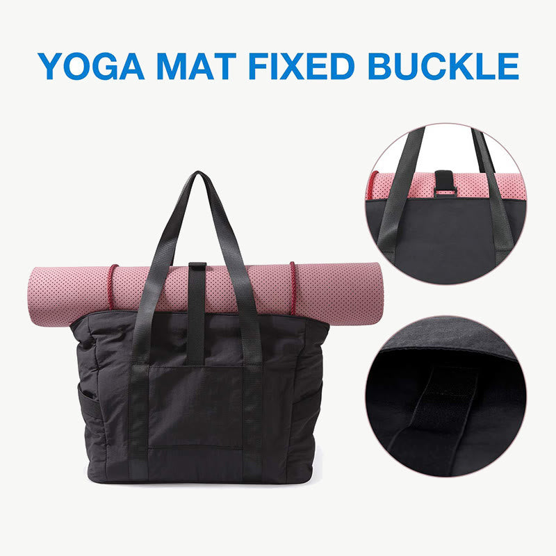 Multifunktionale Fitness-Tote für Yoga Matte Frauen Tragbare Schultertasche