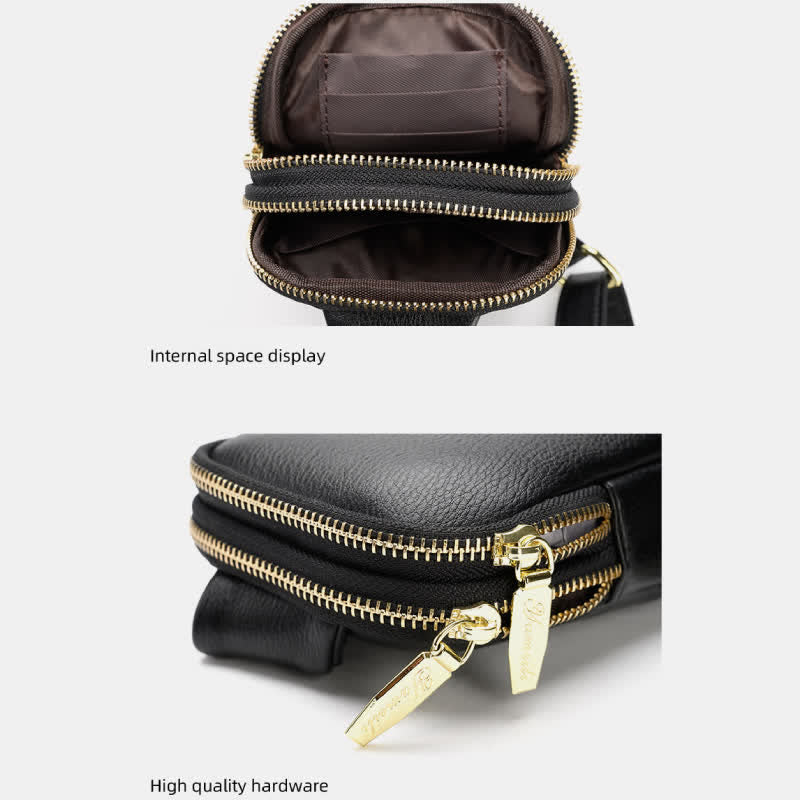 Kleine Umhängetasche, Schultertasche, Geldbörse, Brusttasche für Frauen und Mädchen