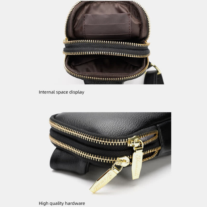Kleine Umhängetasche, Schultertasche, Geldbörse, Brusttasche für Frauen und Mädchen