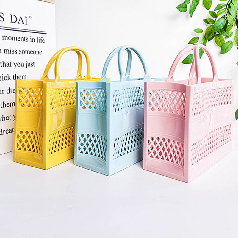 Große Kapazität PVC Strand Tasche Tote für Lagerung Urlaub