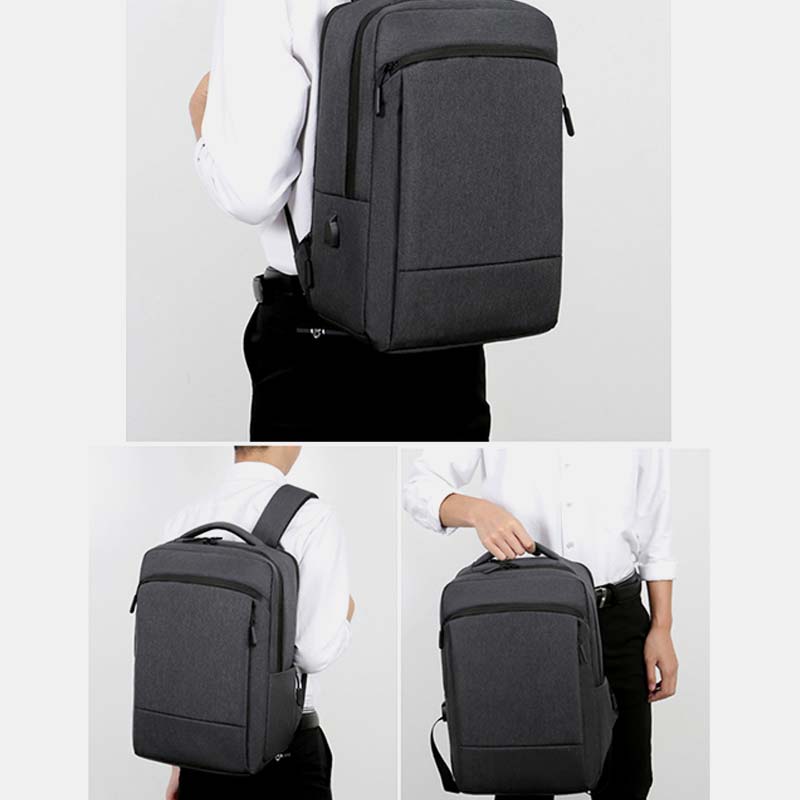 Leichter, schwerer, weiter tragbarer Business-Rucksack mit großer Kapazität und USB-Ladeanschluss