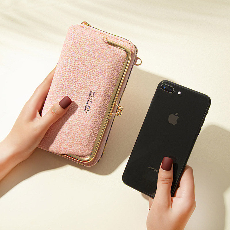 Multifunktionale Umhängetasche mit großem Fassungsvermögen und Kiss-Lock-Design - image 7