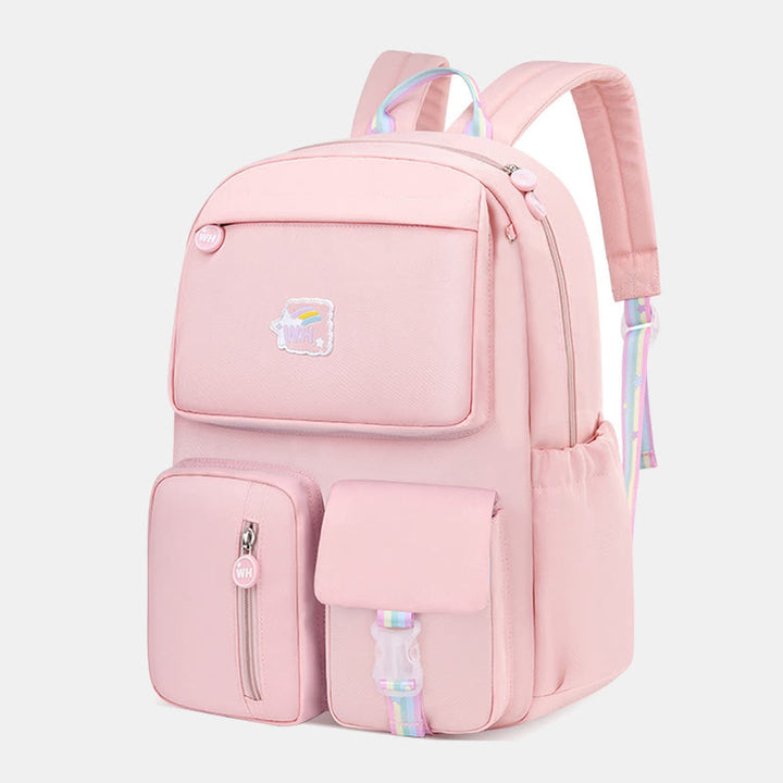 Leichter, wasserdichter, großer Kapazitäts-, bequemer, süßer Schulrucksack im College-Stil