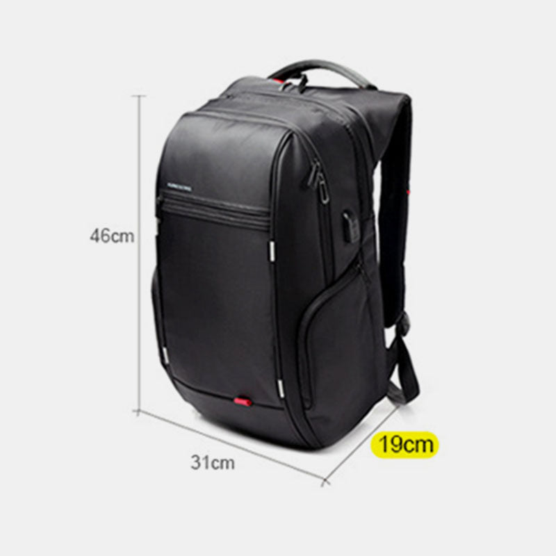 Extra großer Laptop-Rucksack, College-Business-Computer-Rucksack mit USB-Ladeanschluss