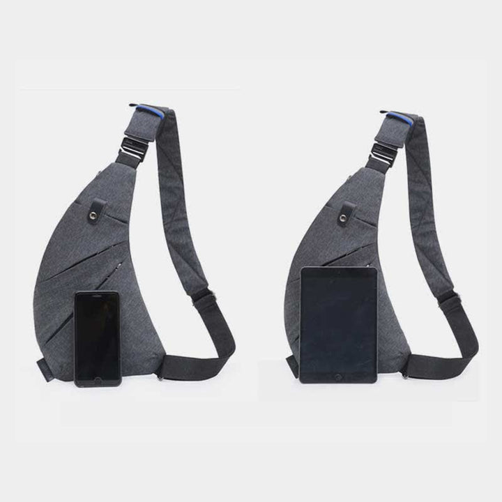 Leichte, langlebige Sling-Brusttasche, wasserdicht, kratzfest, Tagesrucksack, lässige Herren-Geldbörsen
