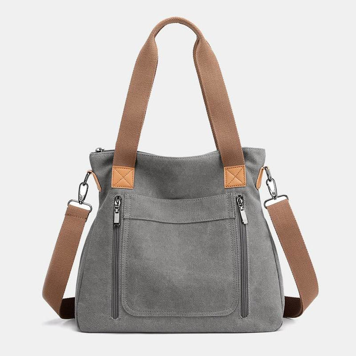 Große Tragetasche aus Canvas für Damen, zum Einkaufen und Reisen
