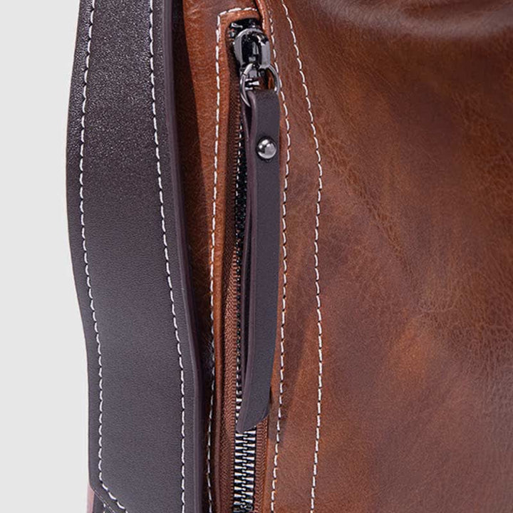 Retro-Handtasche für Damen, groß, Designer-Hobo-Tasche aus Leder