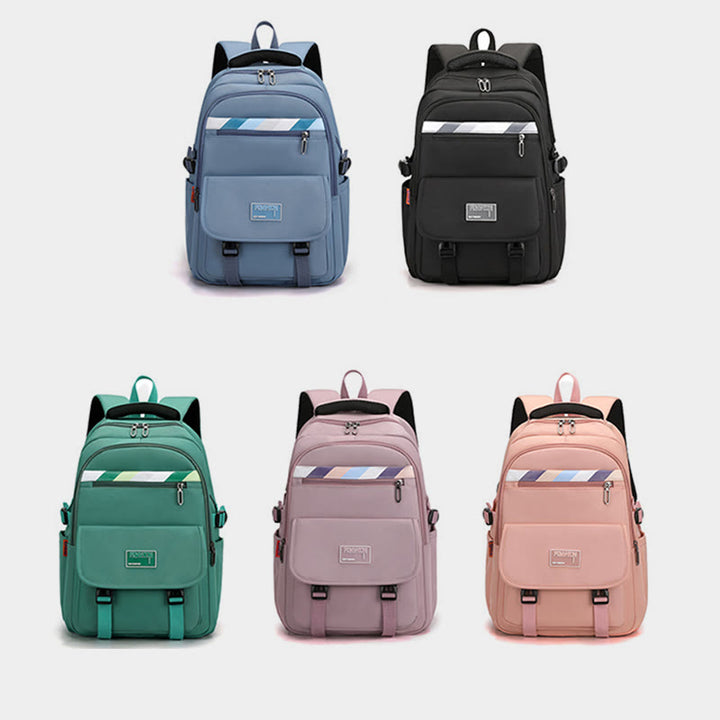 Rucksack für Damen, weicher, atmungsaktiver Stoff, lässige, wasserdichte Reisetasche