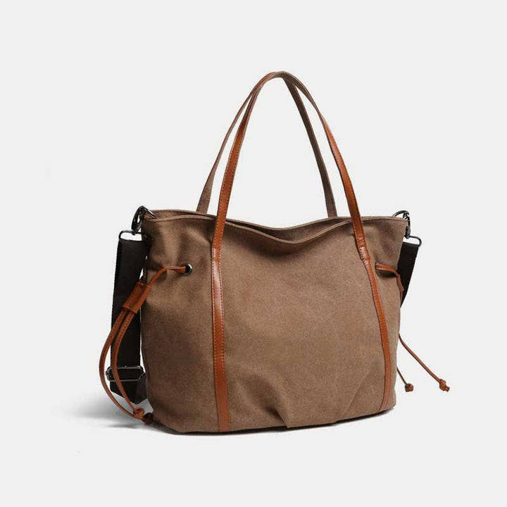 Vintage Casual Hobo Bag Canvas Tägliche Schultertasche Shopper Handtasche