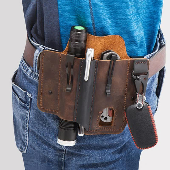 Multitool Leder Gürtelscheide EDC Taschenorganizer Leatherman Scheide Beutel