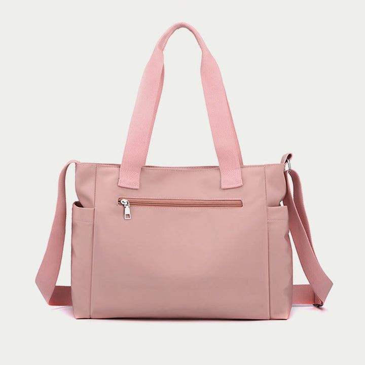 Minimalistische Tragetasche für Damen, große Handtasche aus Nylon für die Schule und Fitness