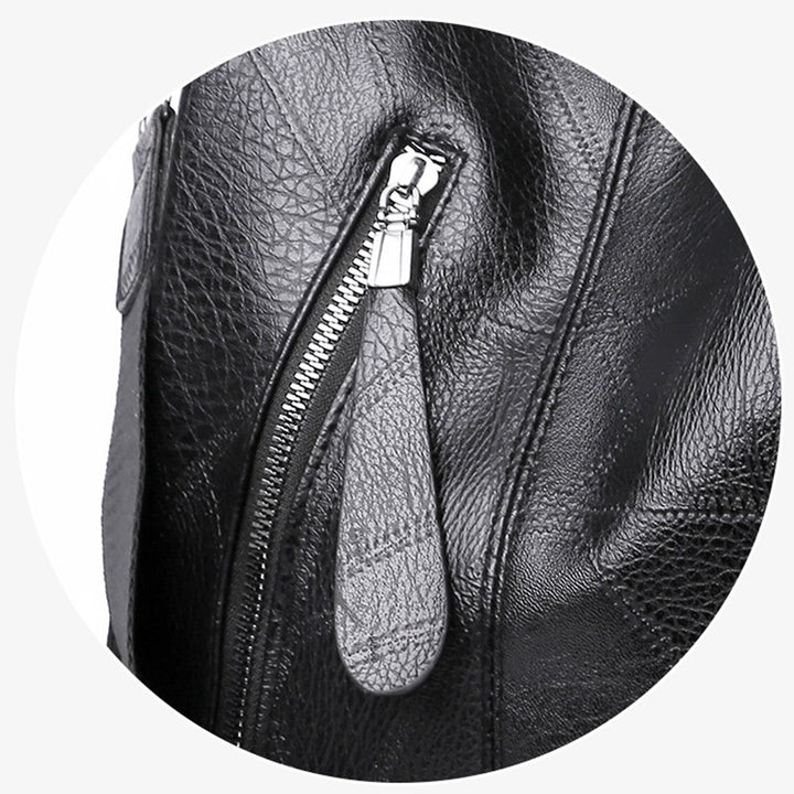 Damen Leder Rucksack Handtasche Cabrio Schultertasche Anti Diebstahl Reise Daypack