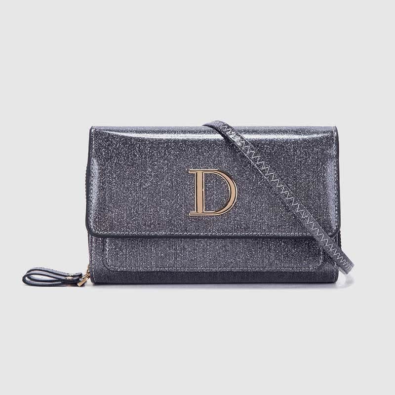 Kleine Umhängetasche für Damen, glitzernd, Schultertasche, Handytasche
