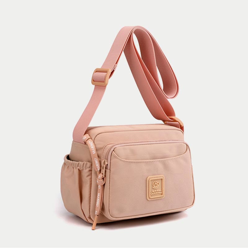 Kleine lässige Umhängetasche aus Nylon für Damen