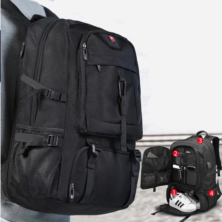 Rucksack für Männer, Freizeitreisen, Outdoor, Sport, Seesack, Wandertasche