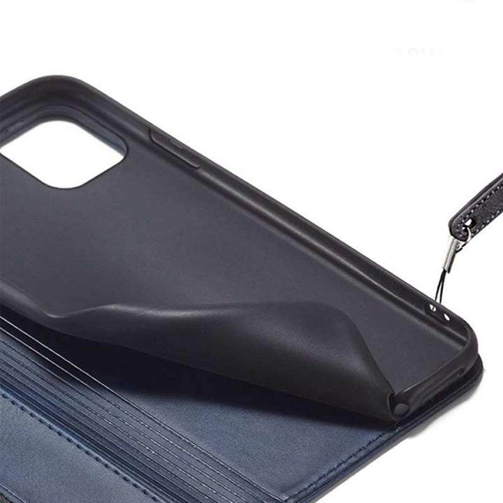 2-in-1 Flip Phone Case Wallet Case für iPhone mit Kartenfächern