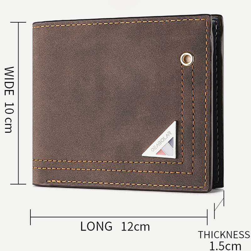 Slimfold-Geldbörse für Herren mit extra großer Kapazität, Passhülle, langlebigen Geldbörsen, Kartenhalter