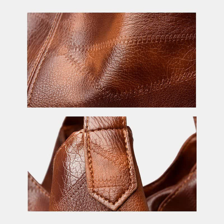 Große Kapazität Simply Fashion Umhängetasche Dreilagige Hobo Bag