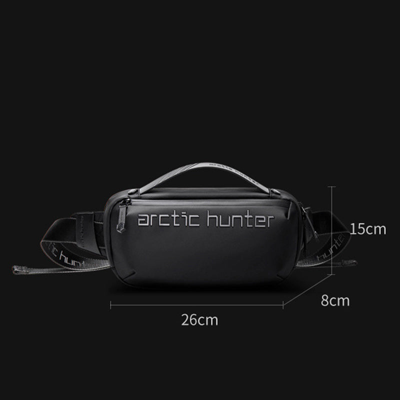 Multifunktionale Umhängetasche für Herren, modische Gürteltasche, Schultertasche mit Tragegriff oben