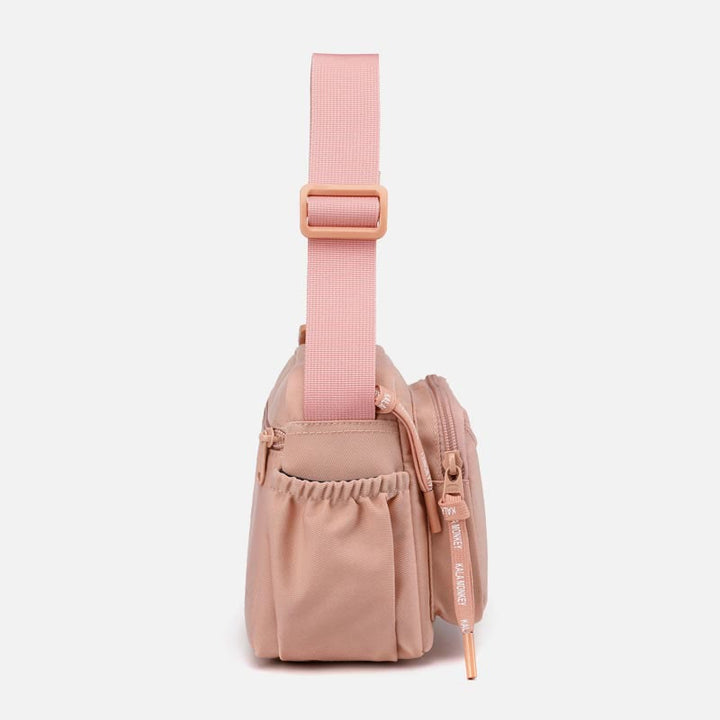 Kleine lässige Umhängetasche aus Nylon für Damen