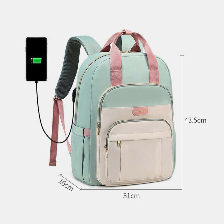 Rucksack für Damen, multifunktional, für den Alltag, Reisen und Freizeit, großes Fassungsvermögen